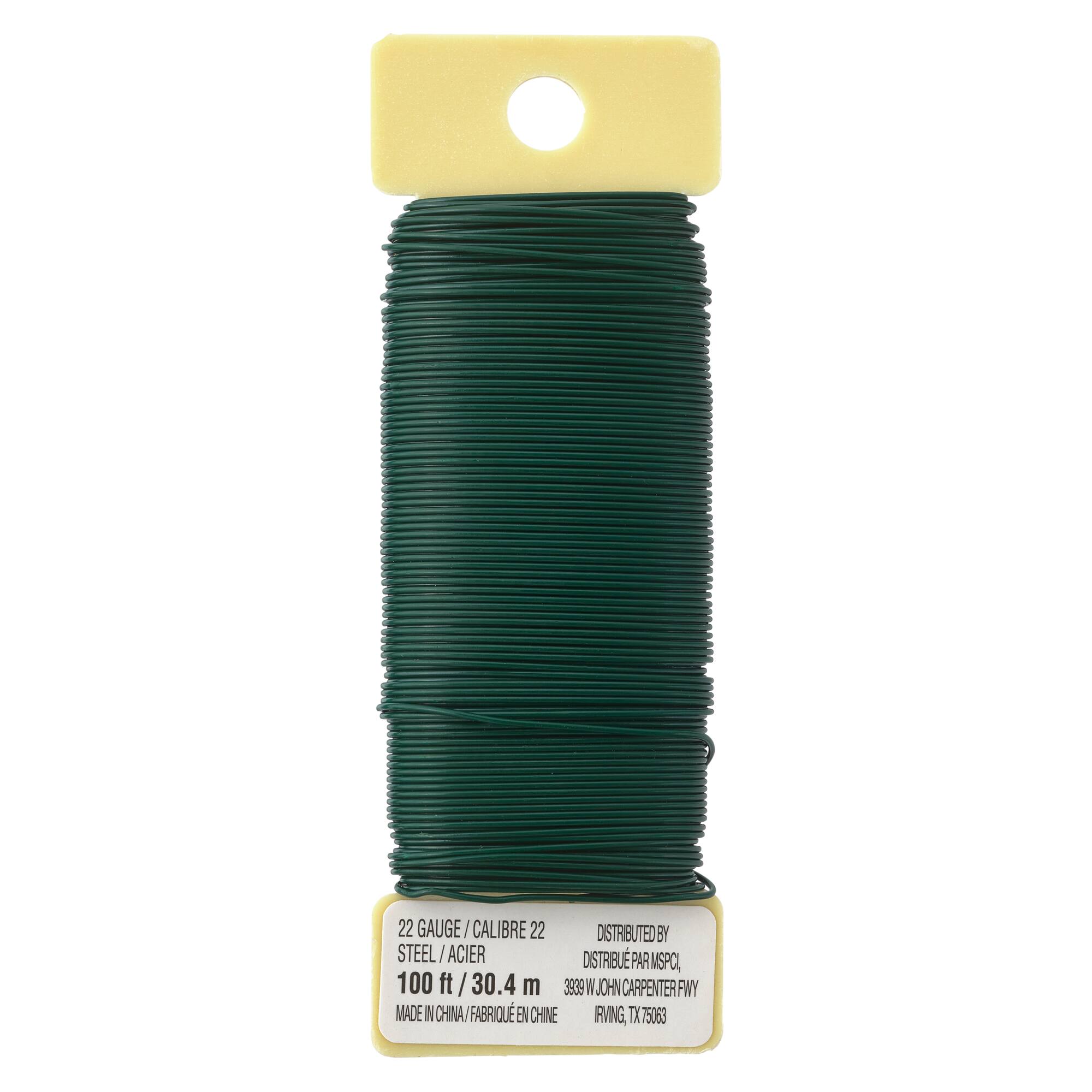Green Floral Wire